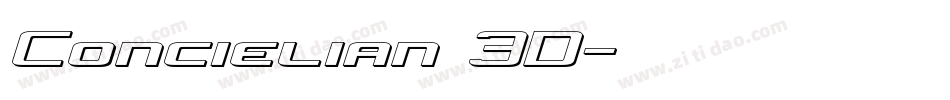 Concielian 3D字体转换